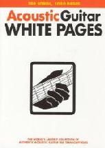 Acoustic Guitar White Pages Tab Sheet Music Songbook