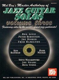 Master Anthology Of Jazz Guitar Solos Vol 3 + Cd Sheet Music Songbook
