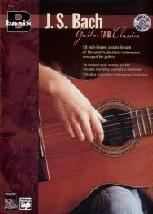 Basix Bach Guitar Tab Classics Book & Audio Sheet Music Songbook
