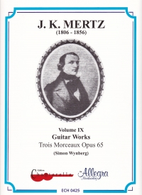 Mertz Guitar Works Vol 9 Op65 Sheet Music Songbook