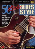 50 Licks Blues Style Guitar Gurman Dvd Sheet Music Songbook