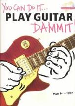 You Can Do It Play Guitar Dammit Book & 2 Cds Sheet Music Songbook