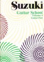 Suzuki Guitar School Vol 6 Guitar Part Sheet Music Songbook
