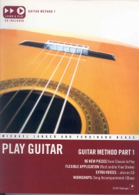 Play Guitar Part 1 Guitar Method Langer/neges +cd Sheet Music Songbook