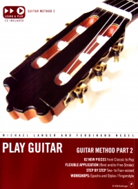 Play Guitar Part 2 New Guitar Method + Cd Sheet Music Songbook
