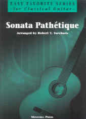 Beethoven Sonata Pathetique Easy Classical Guitar Sheet Music Songbook