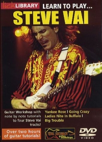 Steve Vai Learn To Play Lick Library Dvd Sheet Music Songbook