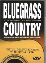 Bluegrass Country Dvd/2 Cds Sheet Music Songbook