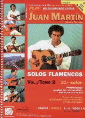 Play Solo Flamenco Guitar Martin Bk Cd & Dvd Vol 2 Sheet Music Songbook