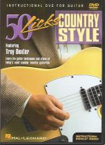 50 Licks Country Style Troy Dexter Dvd Sheet Music Songbook