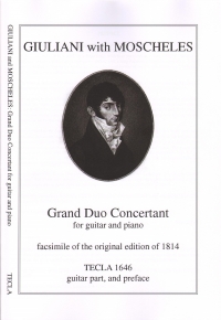 Giuliani & Moscheles Grand Duo Concertant Guitar Sheet Music Songbook