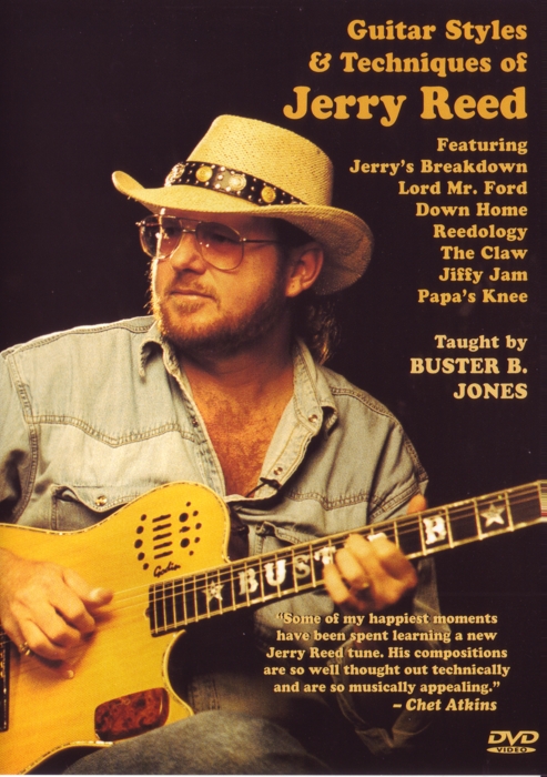 Jerry Reed Guitar Styles & Techniques Dvd Sheet Music Songbook
