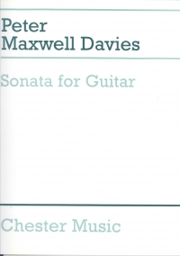 Maxwell Davies Sonata For Guitar Sheet Music Songbook