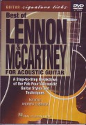 Lennon & Mccartney Best Of Acoustic Dvd Sheet Music Songbook