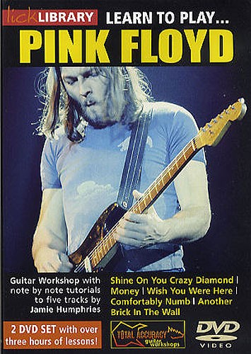 Pink Floyd Learn To Play Lick Library Dvd Sheet Music Songbook