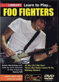 Foo Fighters Learn To Play Lick Library Dvd Sheet Music Songbook