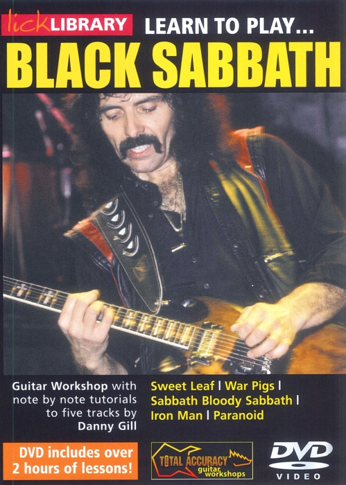 Black Sabbath Learn To Play Lick Library Dvd Sheet Music Songbook