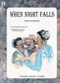 Bruckner When Night Falls Gospels & Spirit Guitar Sheet Music Songbook