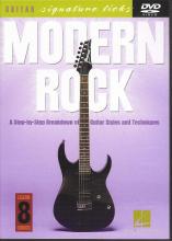 Modern Rock Guitar Signature Licks Dvd Sheet Music Songbook