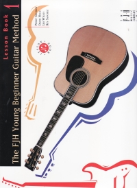 Fjh Young Beginner Guitar Method Lesson Book 1 Sheet Music Songbook