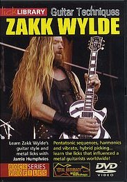 Zakk Wylde Guitar Techniques Lick Library Dvd Sheet Music Songbook