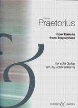 Praetorius 4 Dances From Terpsichore Guitar Sheet Music Songbook