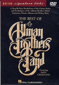 Allman Brothers Band Best Of Dvd Sheet Music Songbook