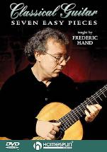 Classical Guitar Seven Easy Pieces Dvd Sheet Music Songbook