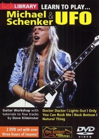 Michael Schenker & Ufo Learn To Play Lick Lib Dvd Sheet Music Songbook