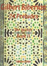 Biberian Preludes (24) Book 2 13-24 Guitar Sheet Music Songbook