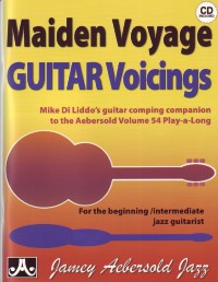 Maiden Voyage Vol 54 Guitar Di Liddo Book & Cd Sheet Music Songbook