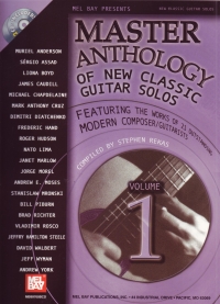 Master Anthology Of New Classic Guitar Solos 1 +cd Sheet Music Songbook