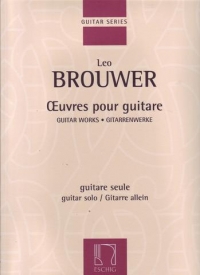 Brouwer Guitar Works Sheet Music Songbook