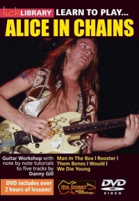 Alice In Chains Learn To Play Lick Library Dvd Sheet Music Songbook