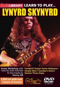 Lynyrd Skynyrd Learn To Play Lick Library Dvd Sheet Music Songbook