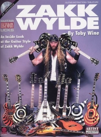 Zakk Wylde Guitar Legendary Licks Book & Cd Sheet Music Songbook