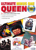 Queen Ultimate Minus One Book & Cd Guitar Tab Sheet Music Songbook