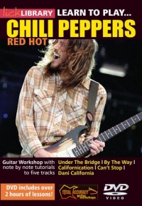 Red Hot Chili Peppers Learn To Play Lick Lib Dvd Sheet Music Songbook