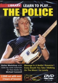 Police Learn To Play Lick Library Dvd Sheet Music Songbook