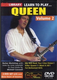 Queen Learn To Play Vol 2 Lick Library Dvd Sheet Music Songbook