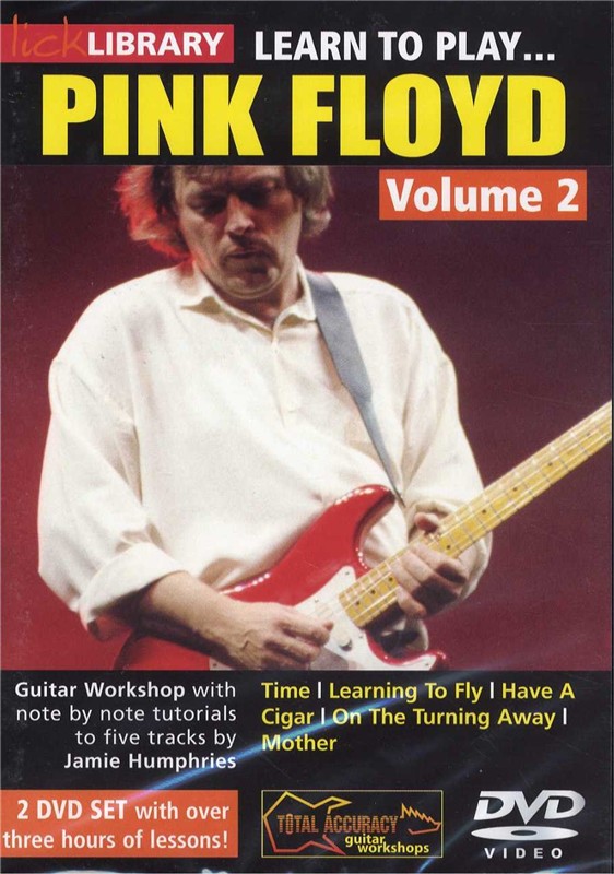 Pink Floyd Learn To Play Vol 2 Lick Library Dvd Sheet Music Songbook