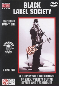 Black Label Society Guitar Legendary Licks Dvd Sheet Music Songbook
