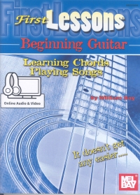 First Lessons Guitar Chords/songs Book Cd & Audio Sheet Music Songbook
