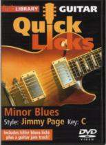 Quick Licks Jimmy Page Minor Blues Key Of C Dvd Sheet Music Songbook