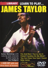 James Taylor Learn To Play Lick Library Dvd Sheet Music Songbook