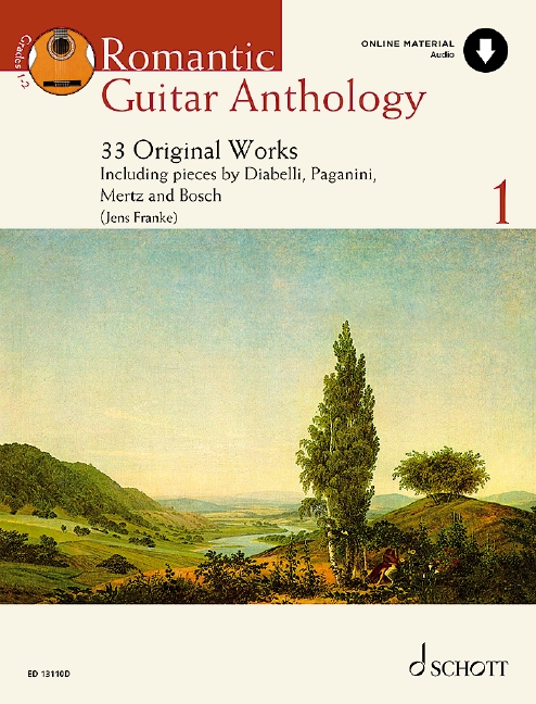 Romantic Guitar Anthology 1 Book & Audio Sheet Music Songbook