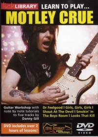 Motley Crue Learn To Play Lick Library Dvd Sheet Music Songbook