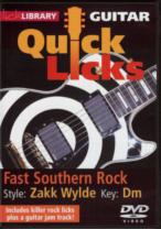 Quick Licks Zakk Wylde Fast Southern Rock Dvd Sheet Music Songbook