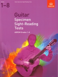 Guitar Specimen Sight Reading 2009 Grade1-8 Abrsm Sheet Music Songbook
