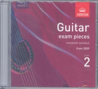 Guitar Exams Pieces Grade 2 From 2009 Cd Abrsm Sheet Music Songbook